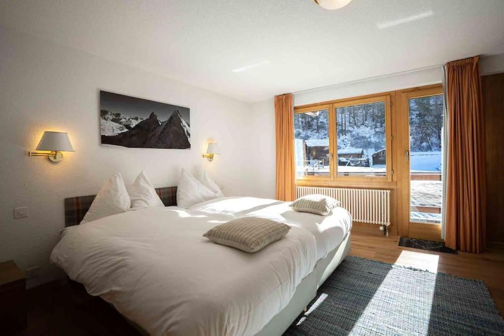 Duplex Apartment With Sauna And Garden In Zermatt 采尔马特 外观 照片